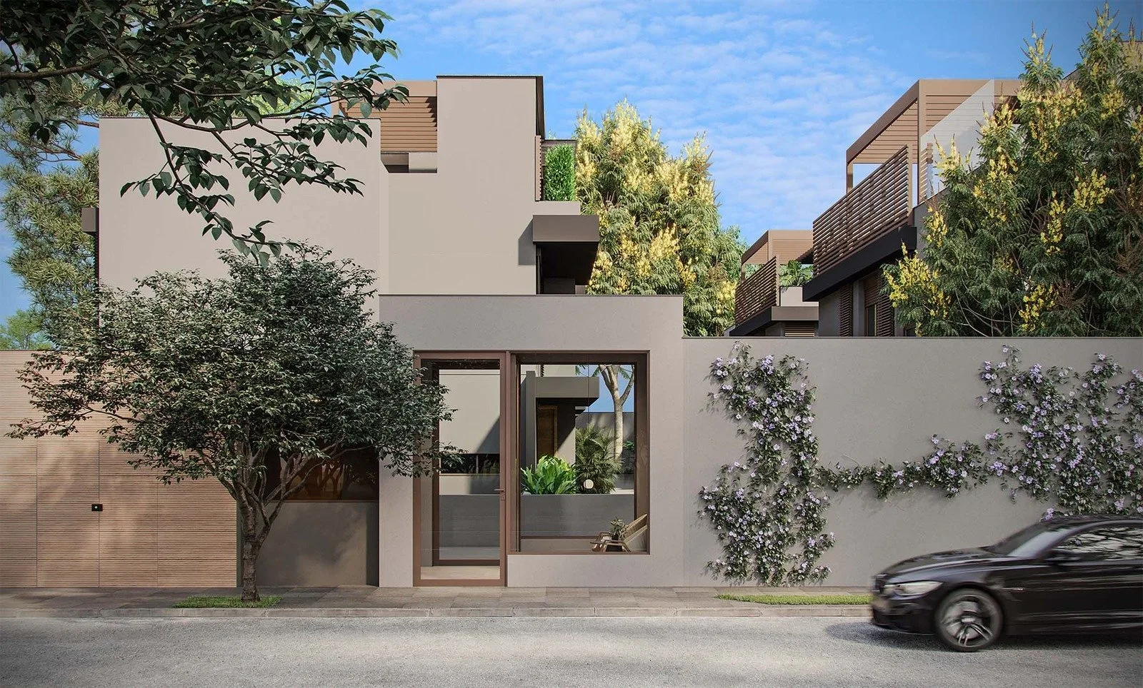 Casas com rooftop e jardim no Brooklin