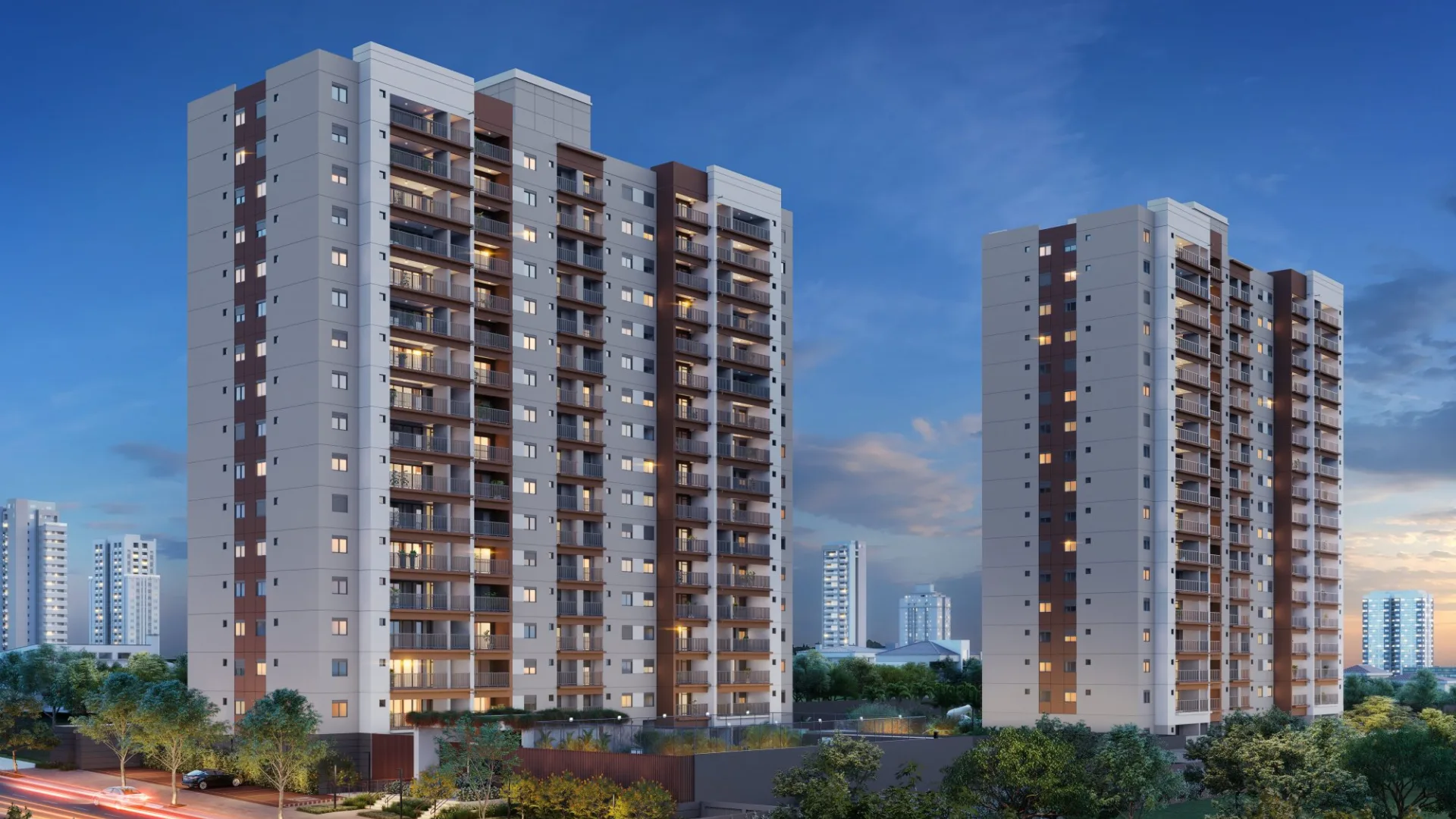 Apartamentos de 94 m² e 114 m² com 3 dormitórios e Lazer de Clube